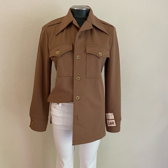 Vintage NWT! Lee Polyester Western Vega Shirt Jacket - Picture 1 of 12